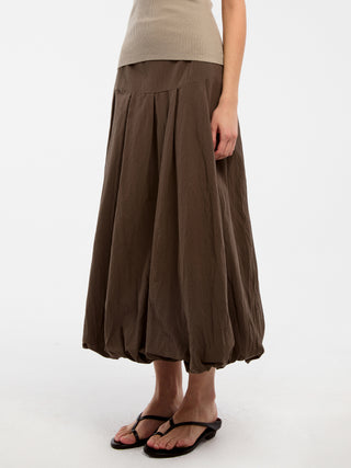 CUBIC Lyocell Pleated Tulip Skirt
