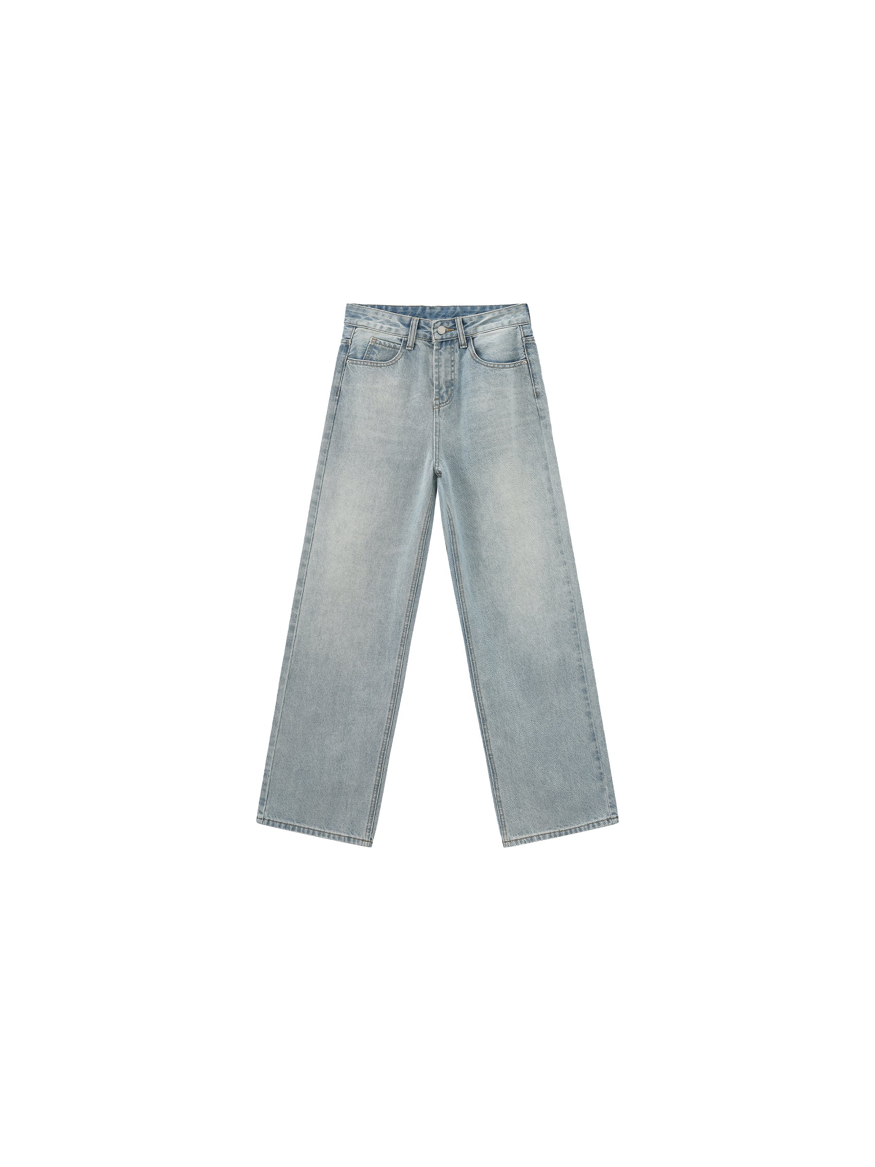 CUBIC Relaxed Low-Rise Straight Jeans-7