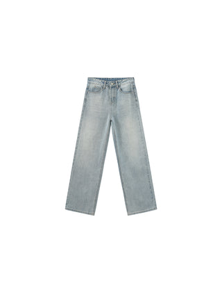 CUBIC Relaxed Low-Rise Straight Jeans