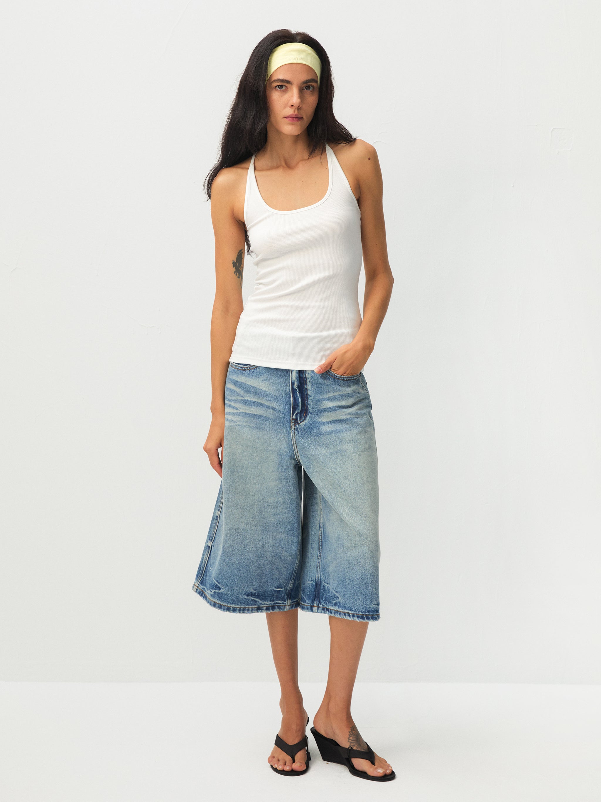 C by CUBIC Slim-Fit Sleeveless Knit Tank Top-20