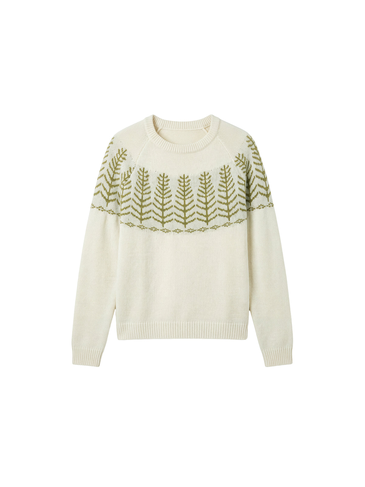 CUBIC Wool Pine Jacquard Sweater-7
