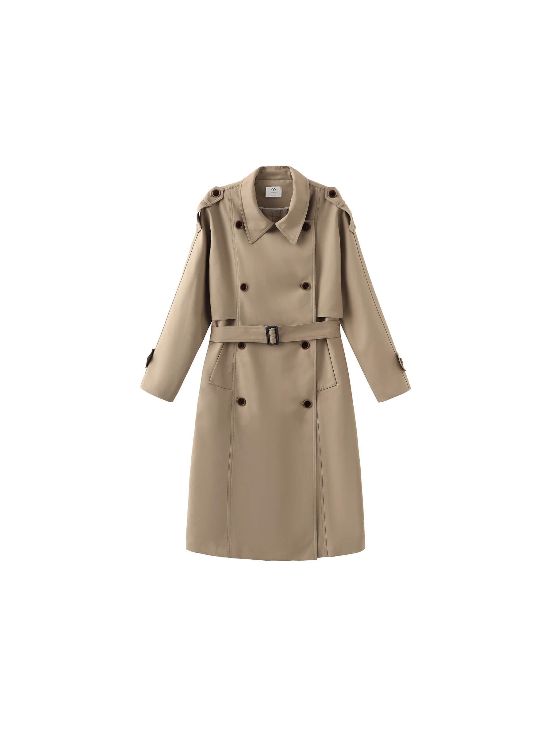Double Breasted Trench Coat with Belt-8