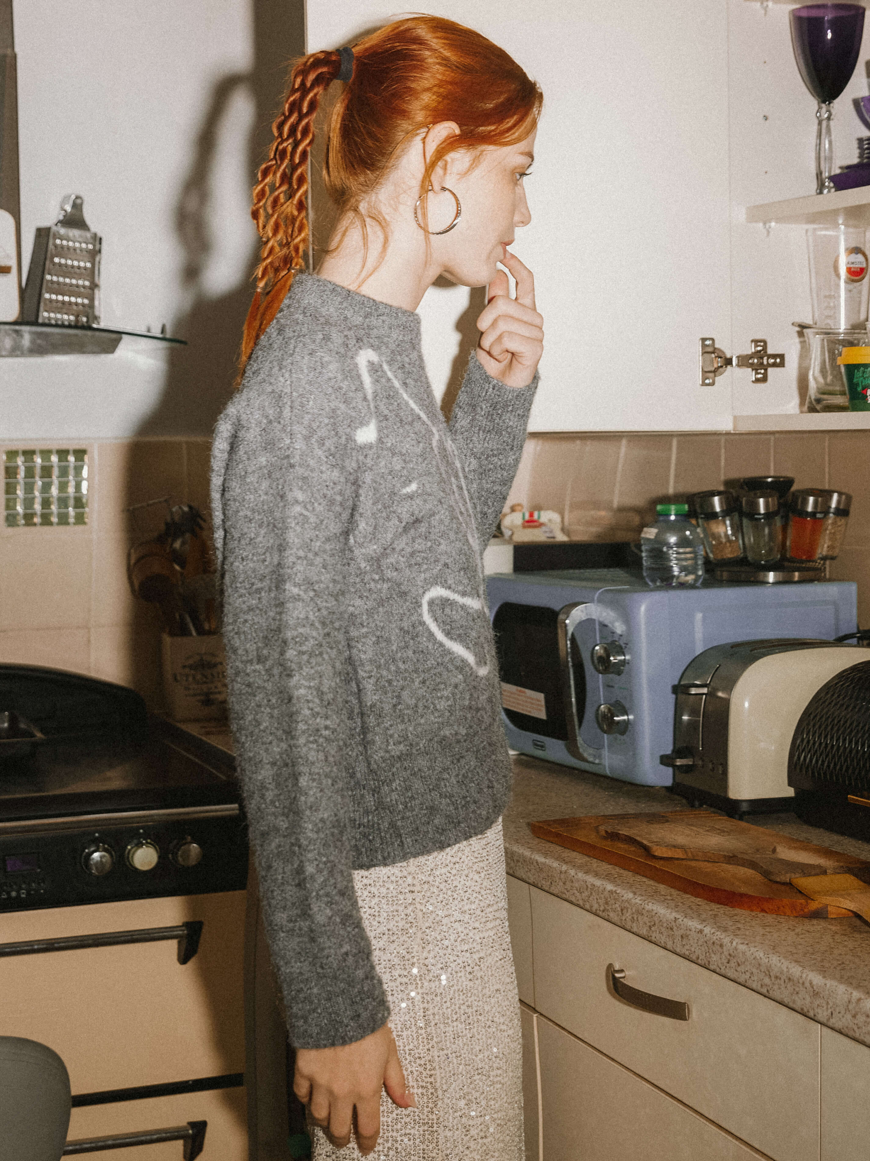 "CUBIC WINE CLUB" Sweater-8