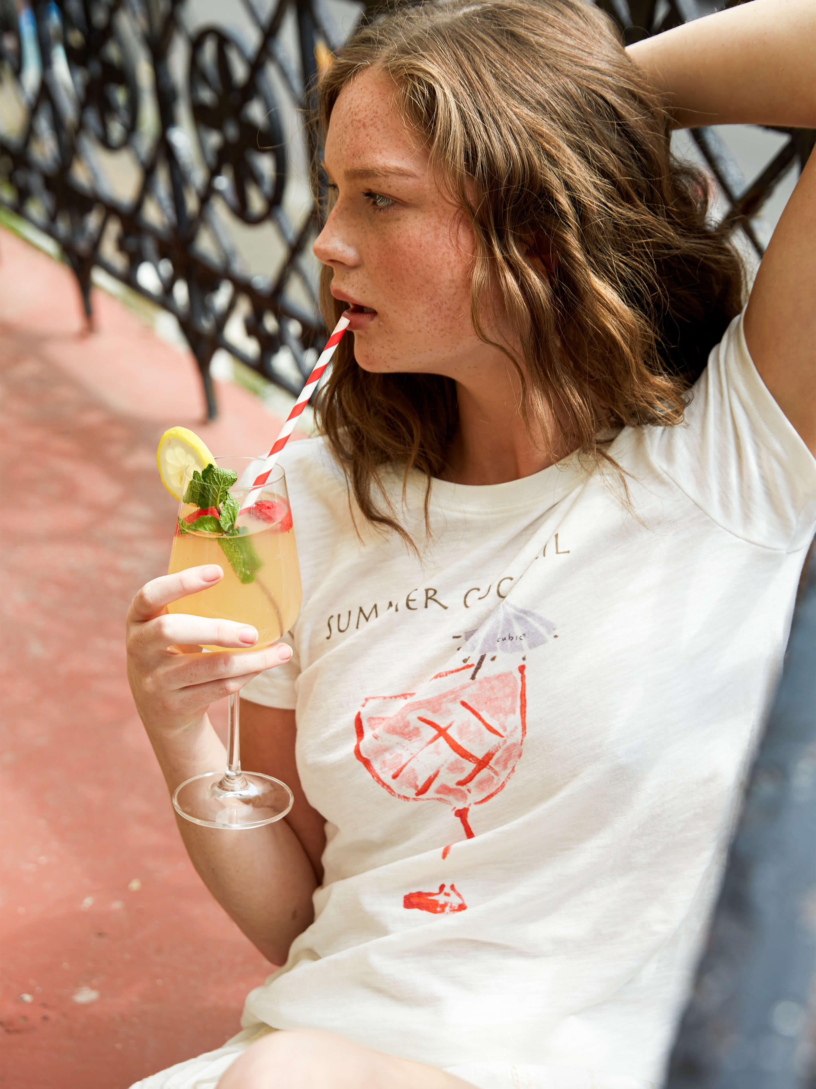 Printed Casual Short-Sleeve Top-7