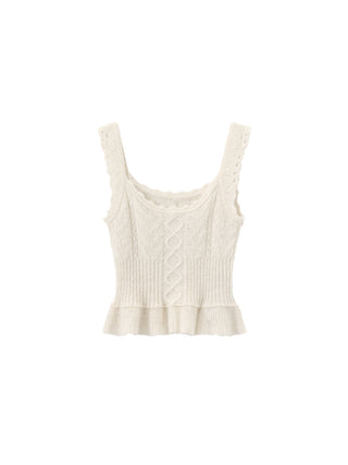 Crochet Knit Cami Top