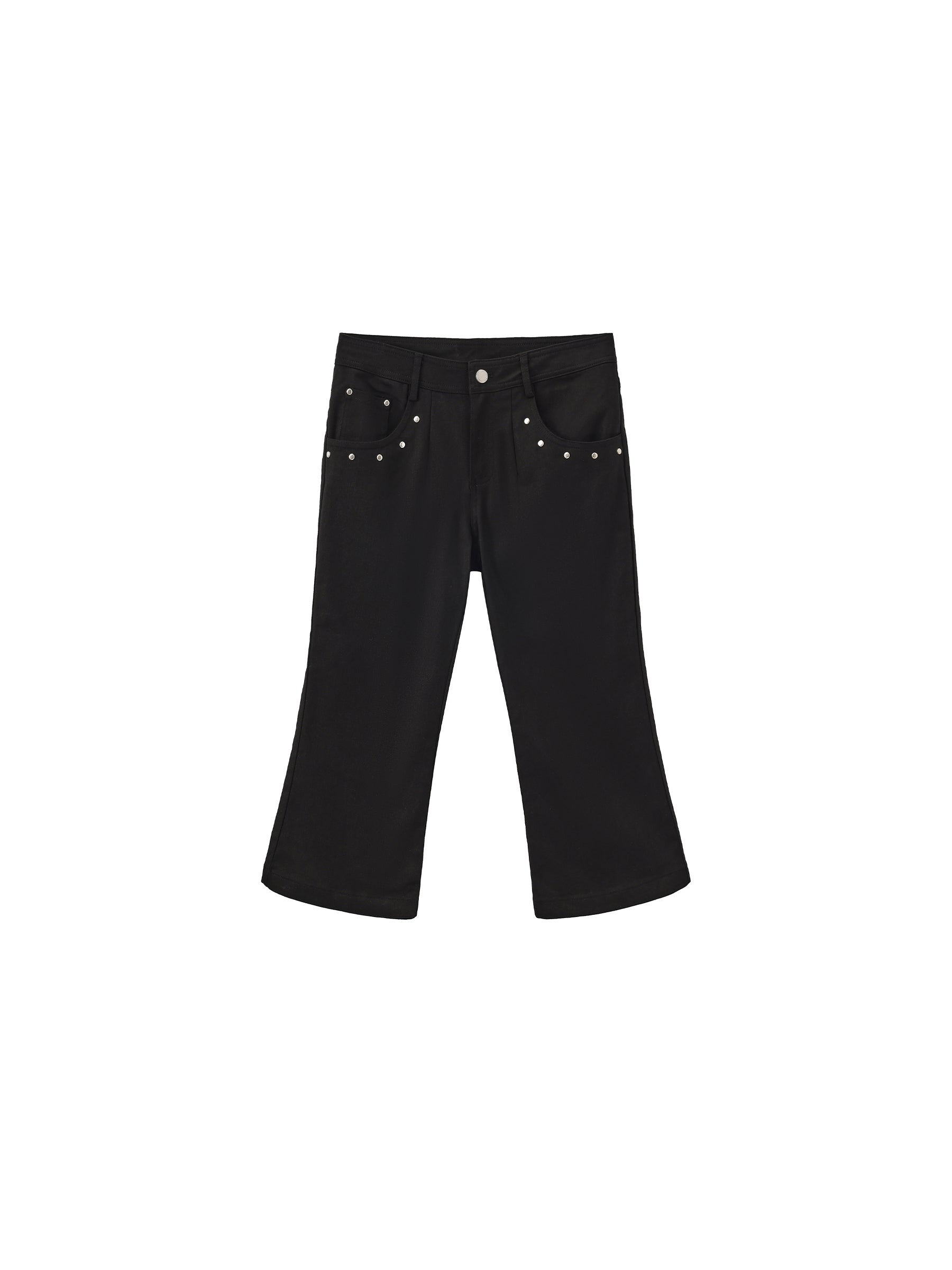 Vintage Lyocell-Blend Cropped Flared Trousers-7