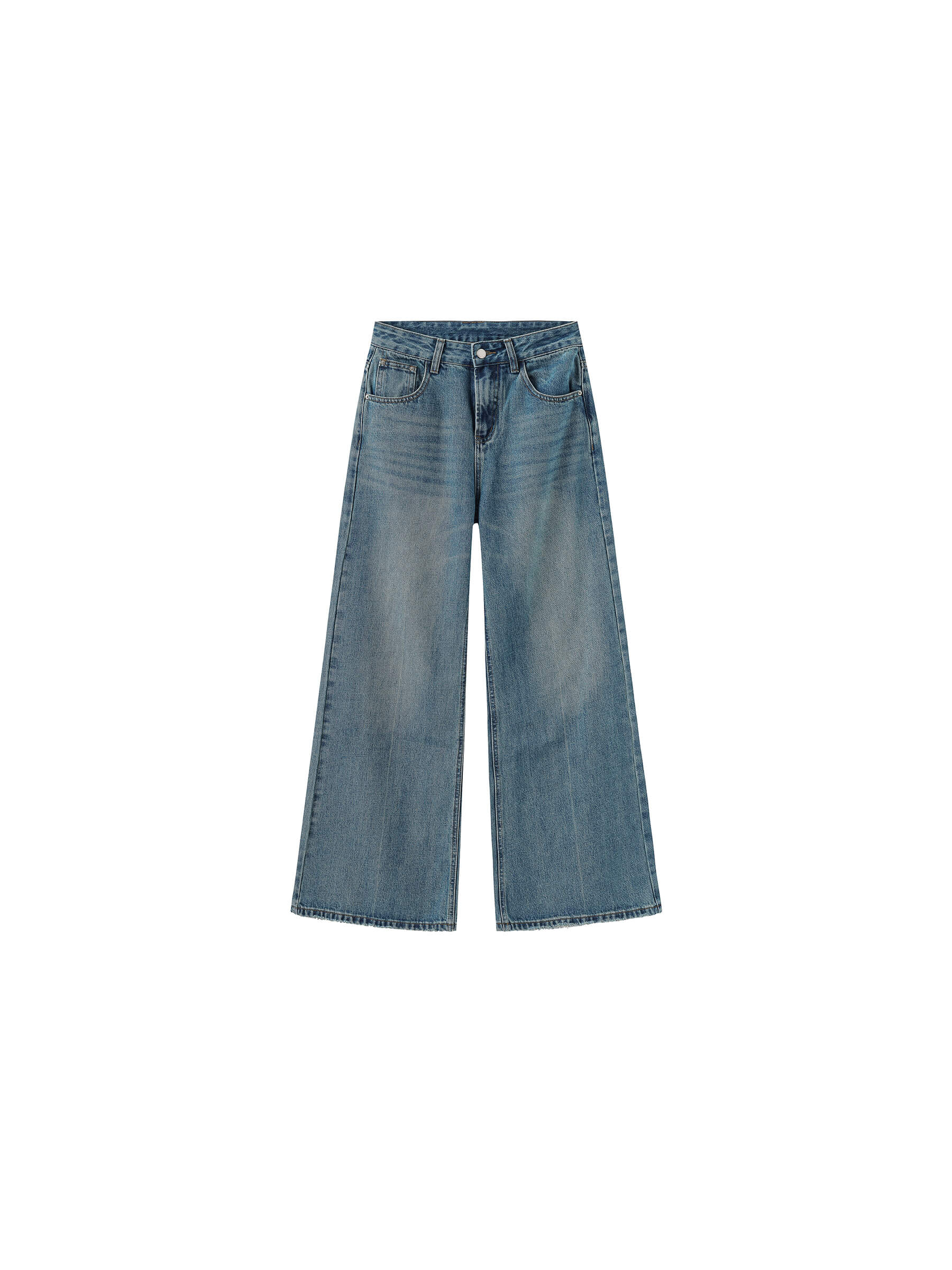 Loose-Fit Flared Vintage Jeans-8