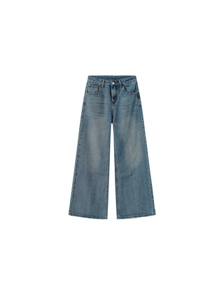 Loose-Fit Flared Vintage Jeans