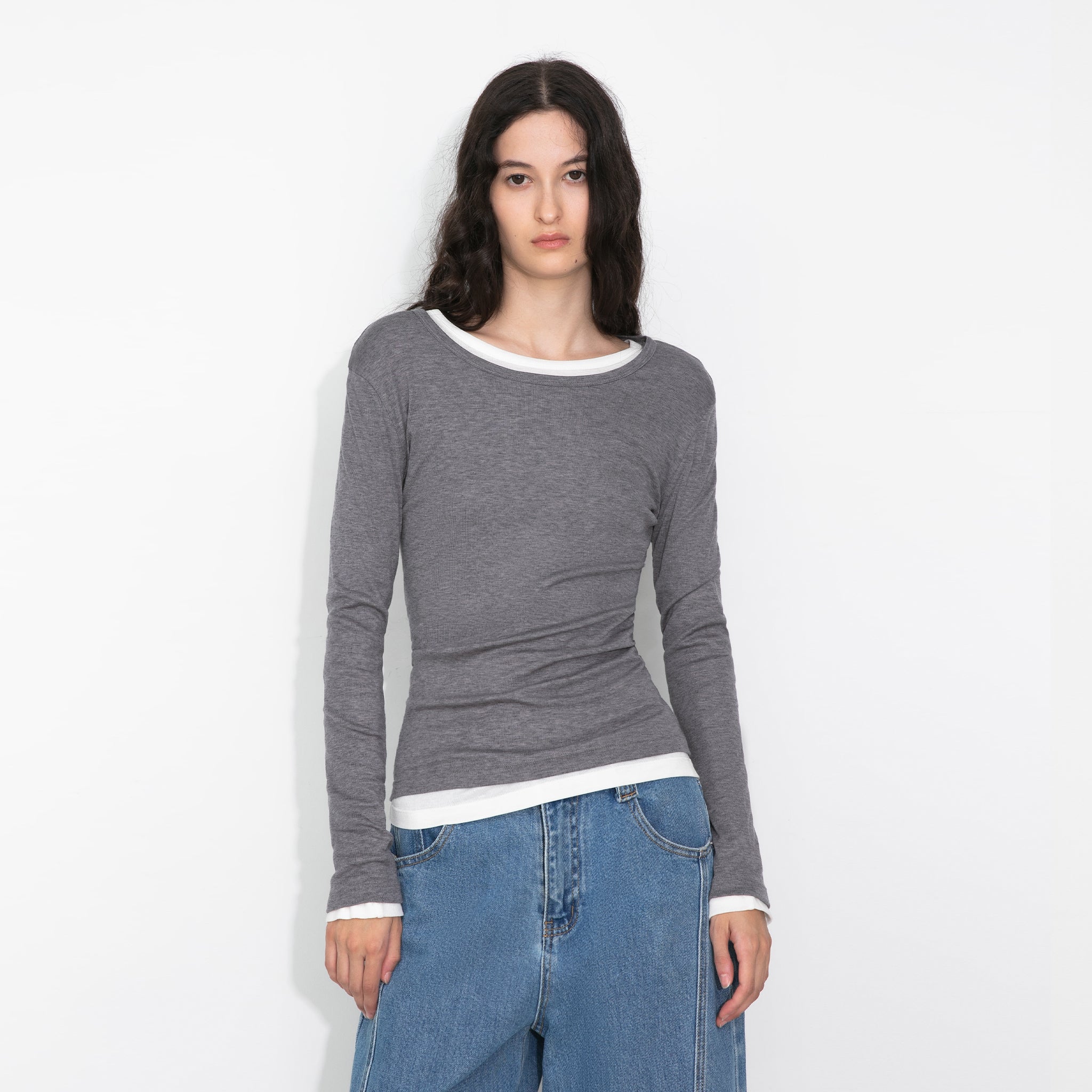 Basic Long-Sleeve Layering Top-9