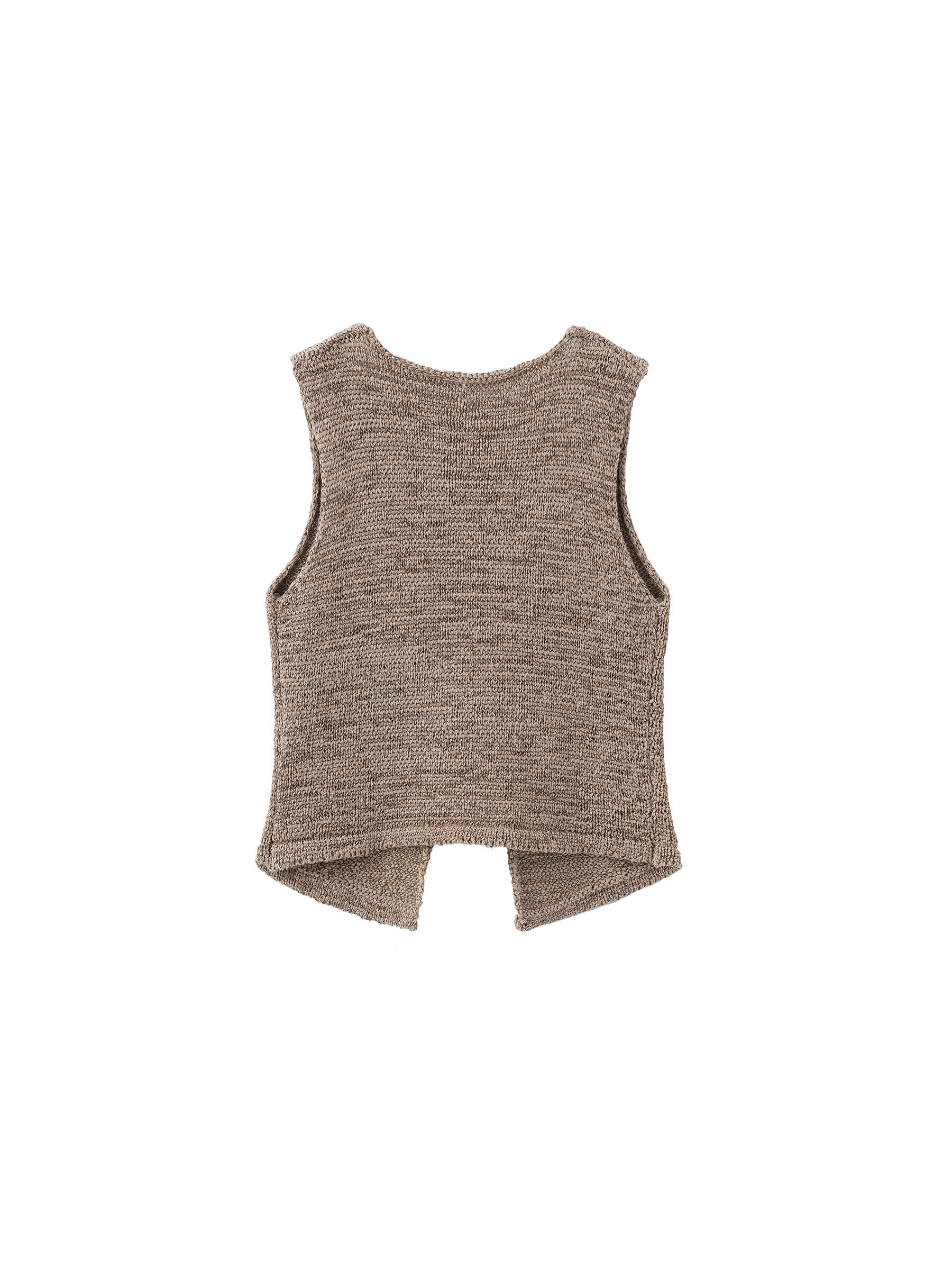 Vintage Toggle Button Knitted Cardigan Vest-8