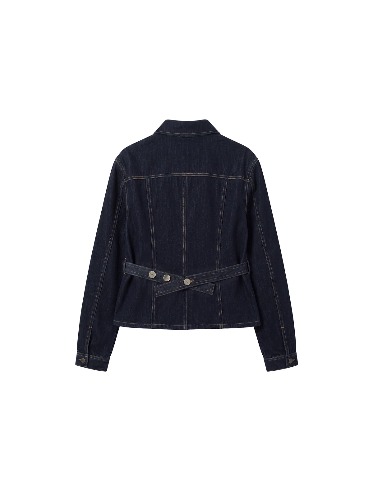 CUBIC Fitted Denim Button-Up Jacket-8