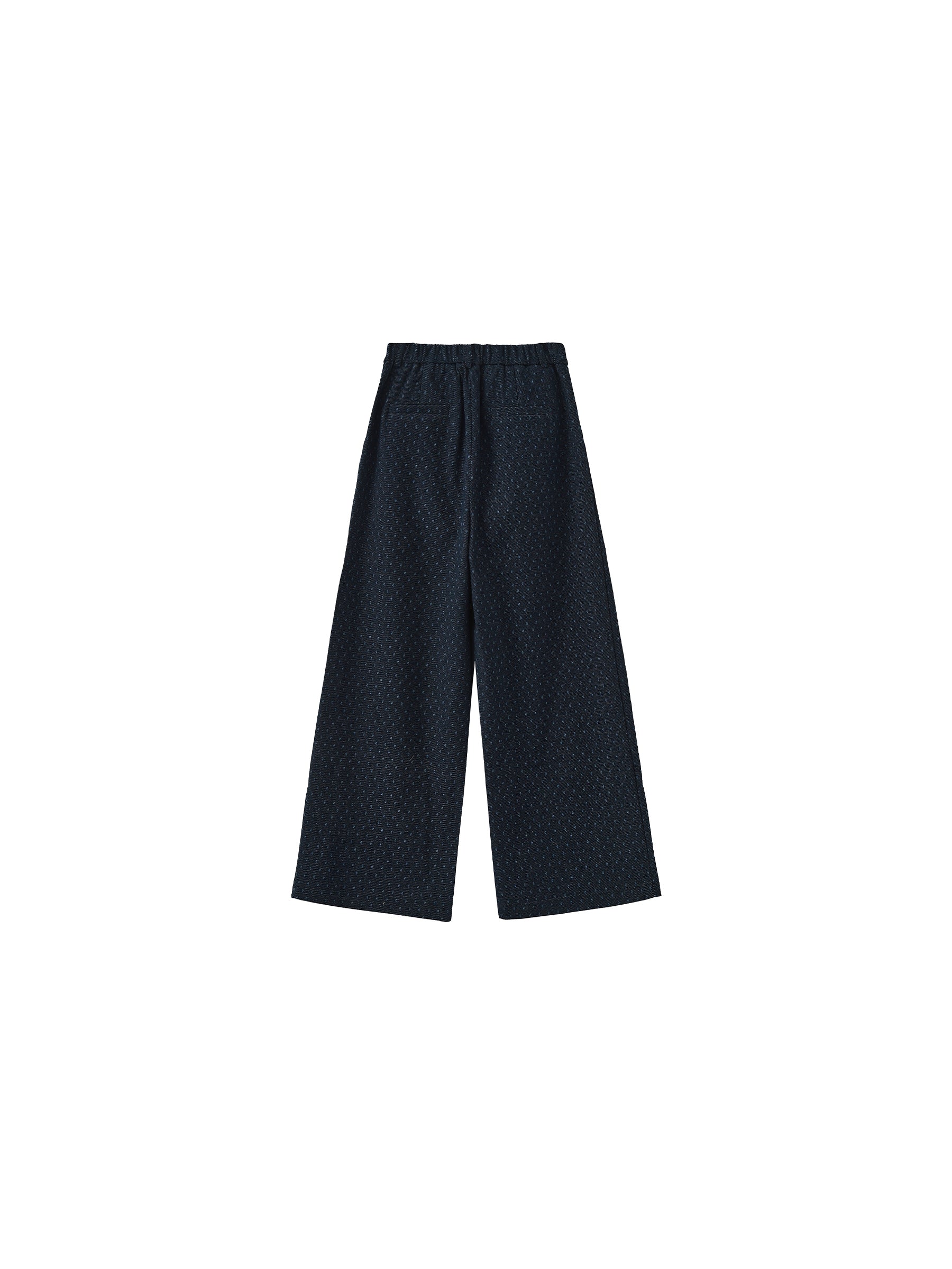 Vintage Polka Dot Wide-Leg Casual Pants-8