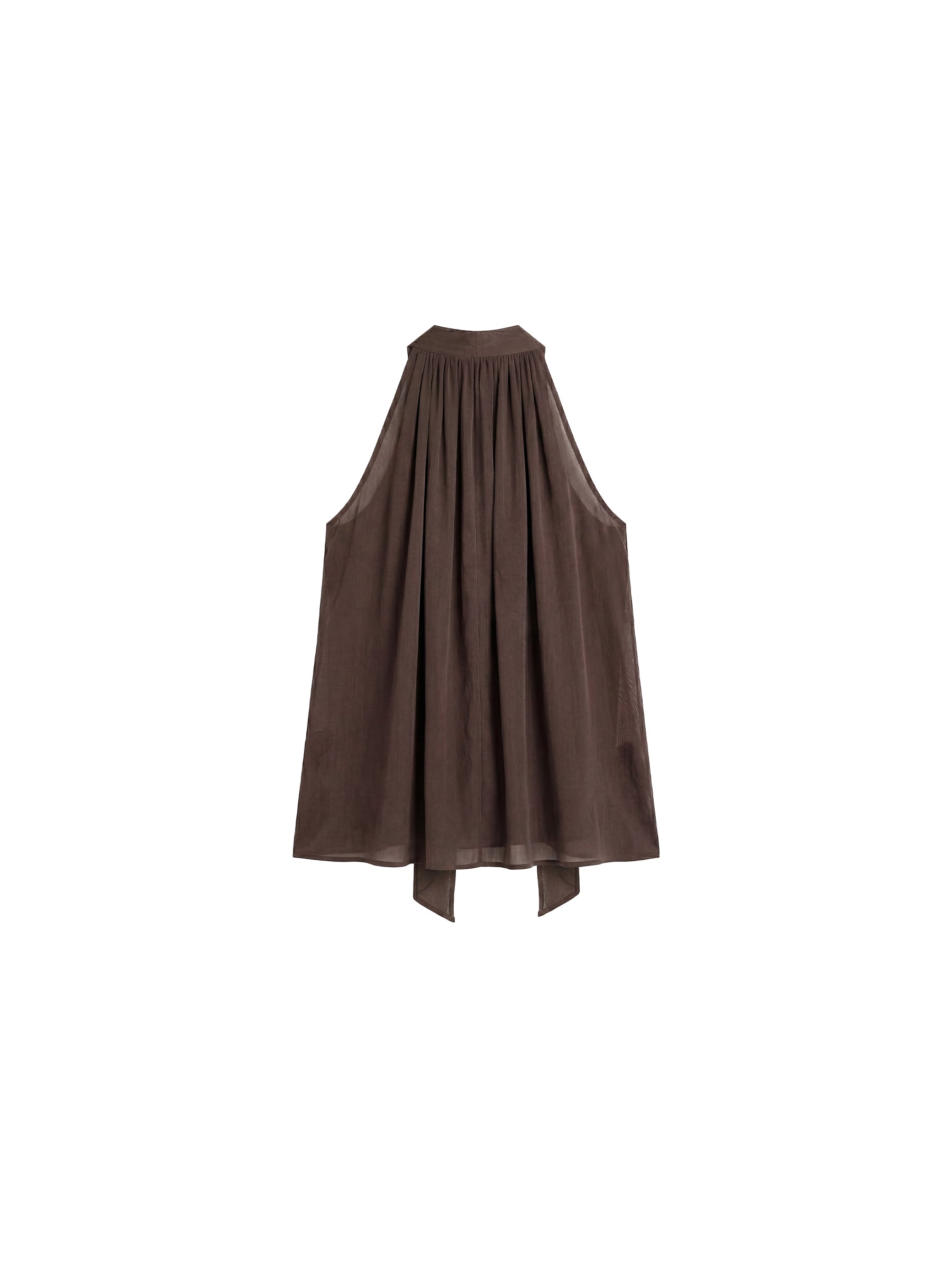 CUBIC Halter Neck Keyhole Sleeveless Blouse-8