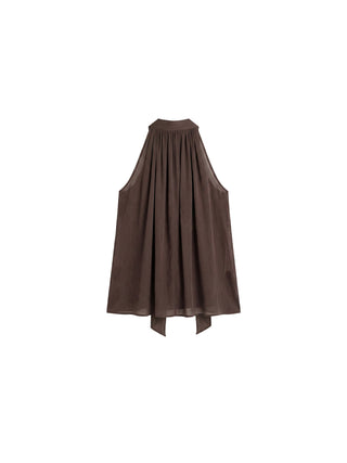 CUBIC Halter Neck Keyhole Sleeveless Blouse