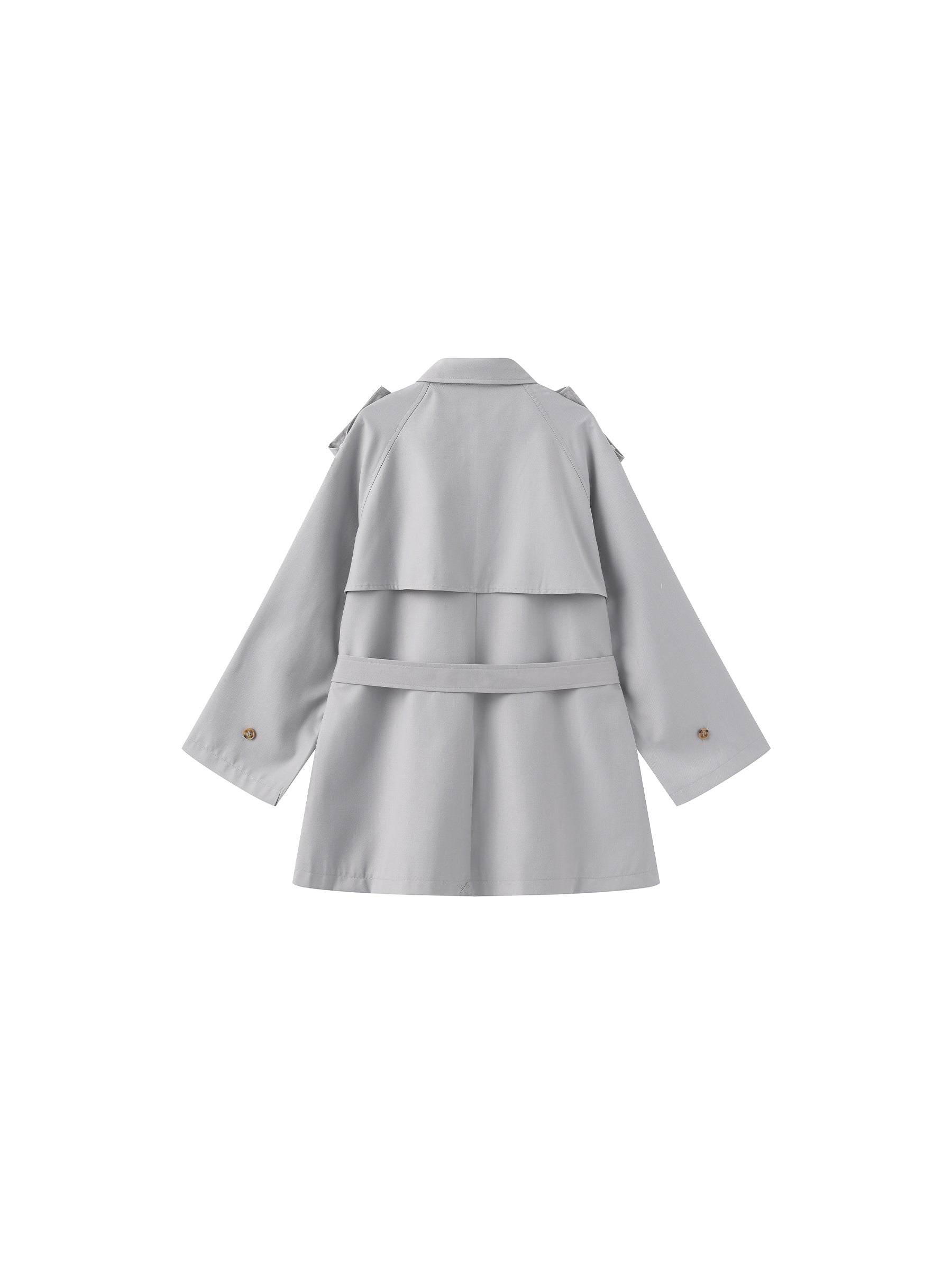 Oversized Mid-Length Trench Coat with Belt-8