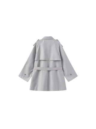 Oversized Mid-Length Trench Coat with Belt