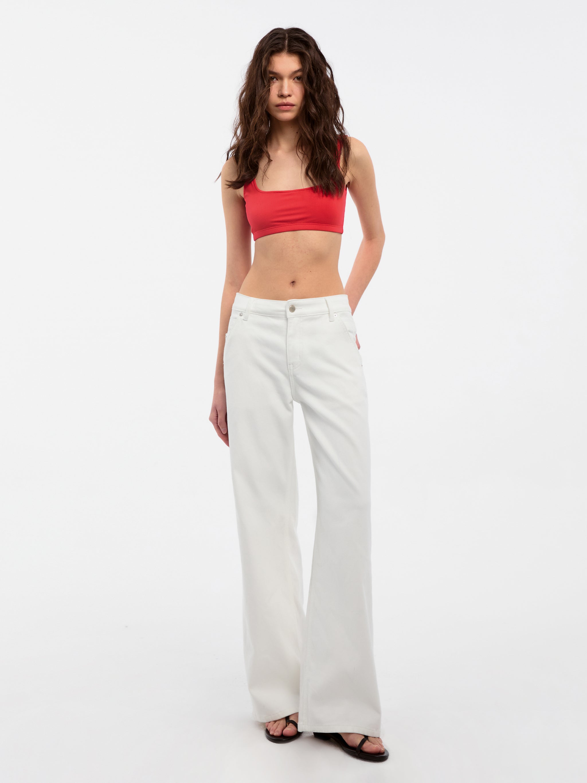 CUBIC U-neck Tank Top-8