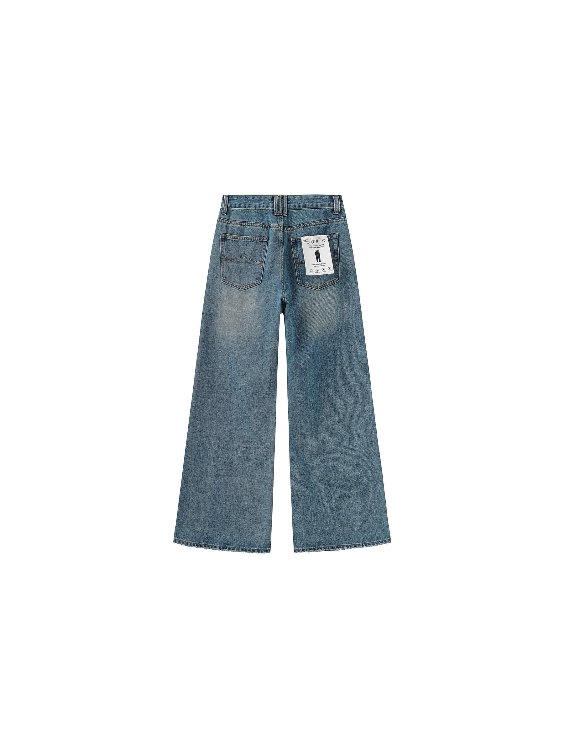 Loose-Fit Flared Vintage Jeans-9
