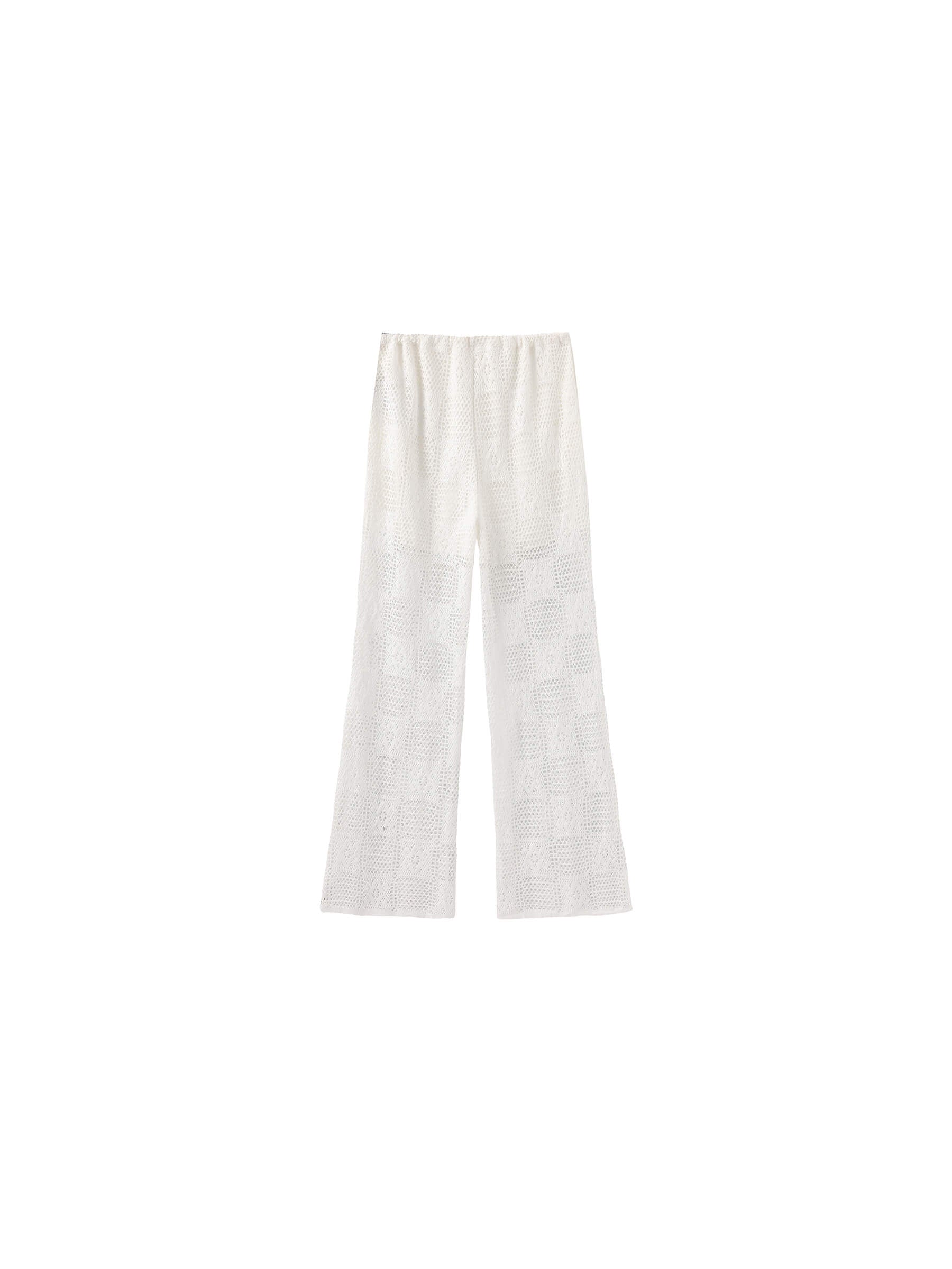 Crochet Knit Hollow-Out Trousers-9