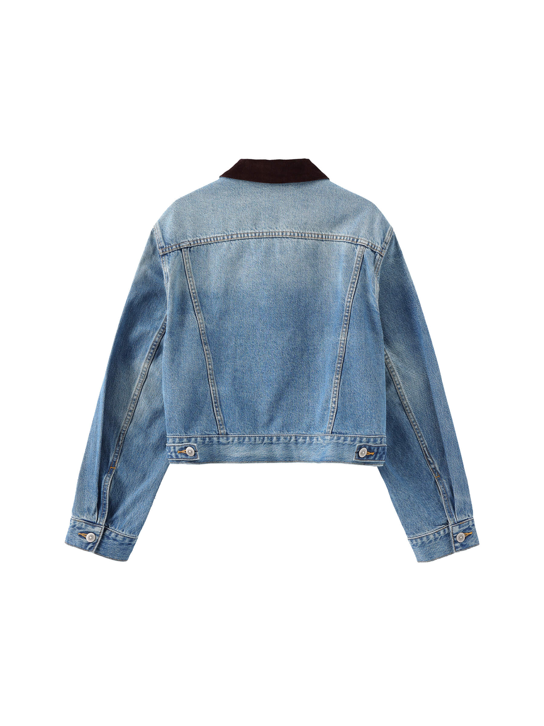 Light Blue Short Denim Jacket-8