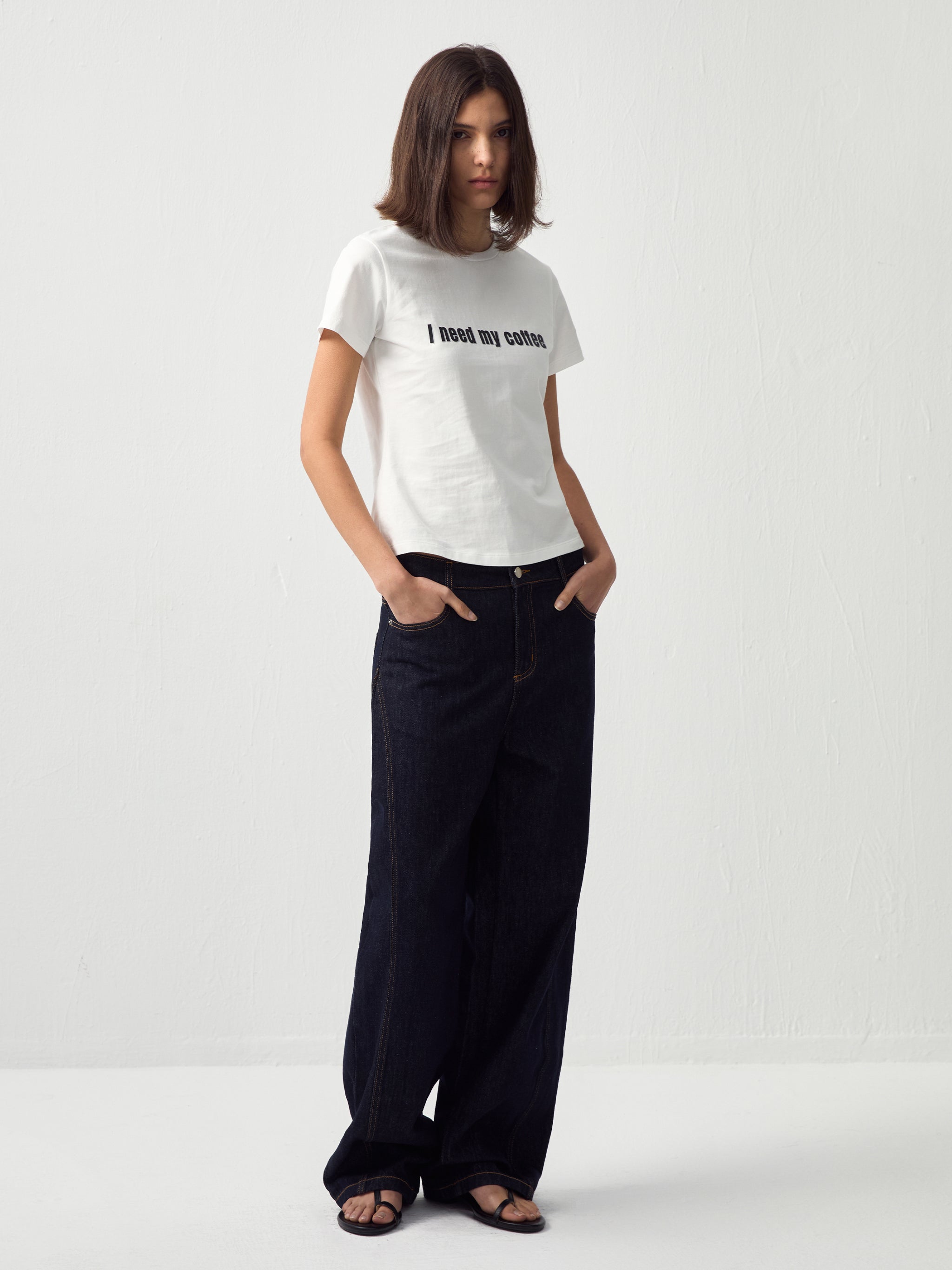CUBIC Curved Ribbon Jeans-8
