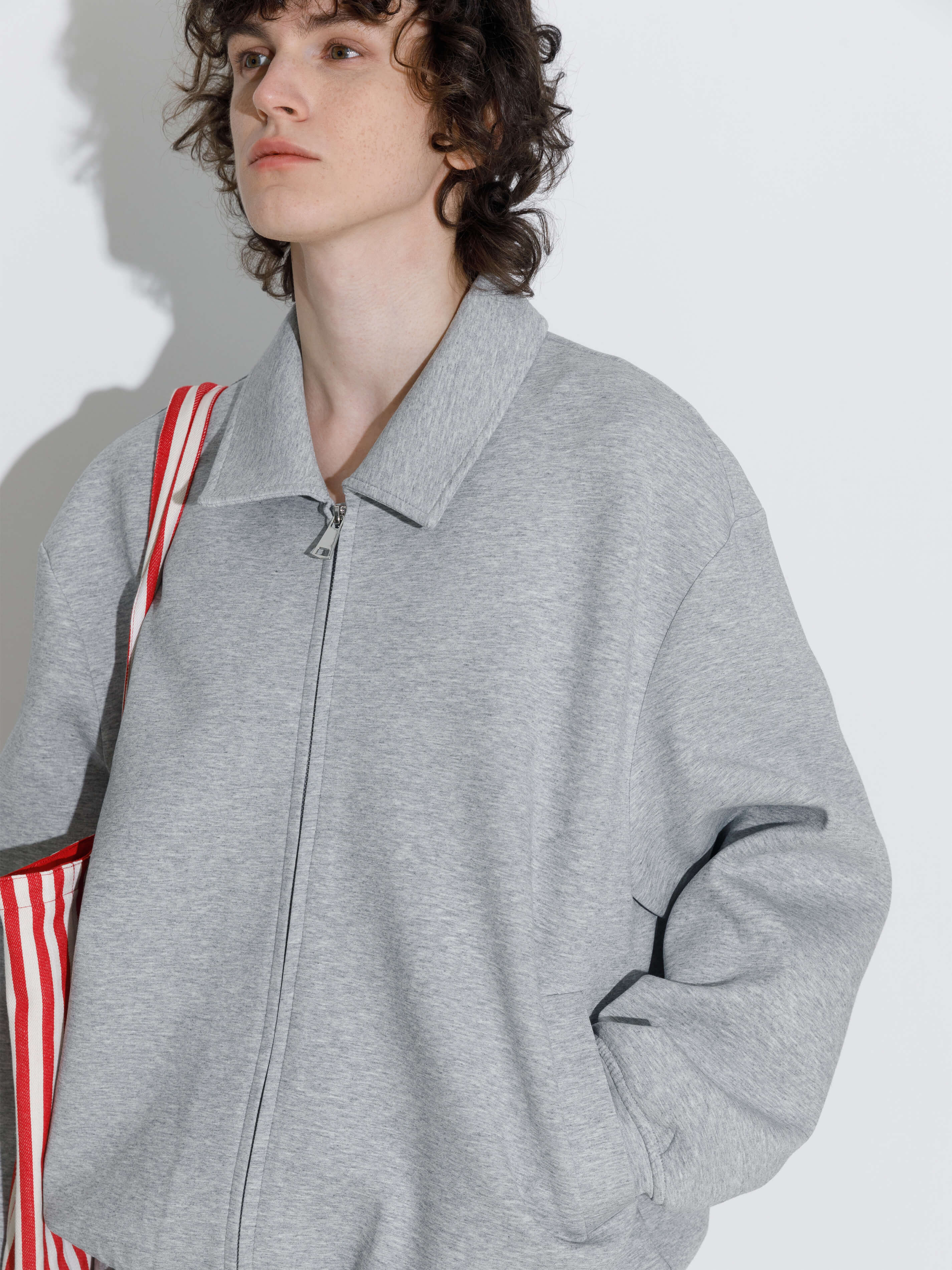 Relaxed Fit Zipped Utility Jacket-6