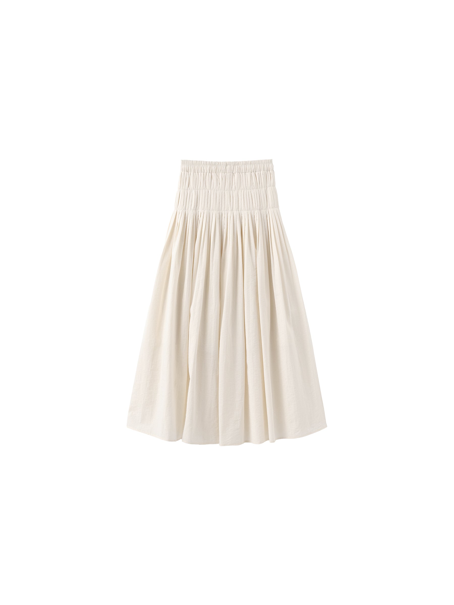 High-Waist Drawstring Pleated Skirt-8