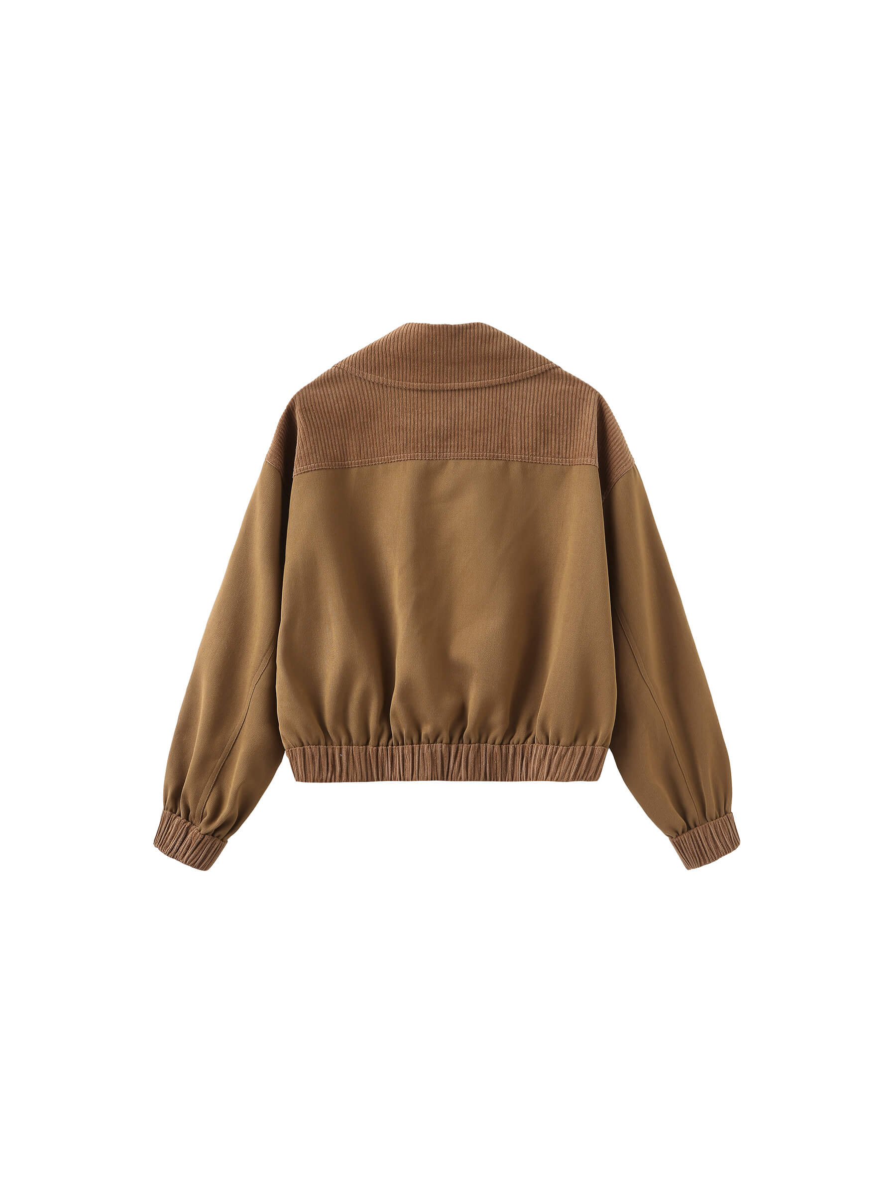 Wide Lapel Casual Jacket with Wool Blend-9