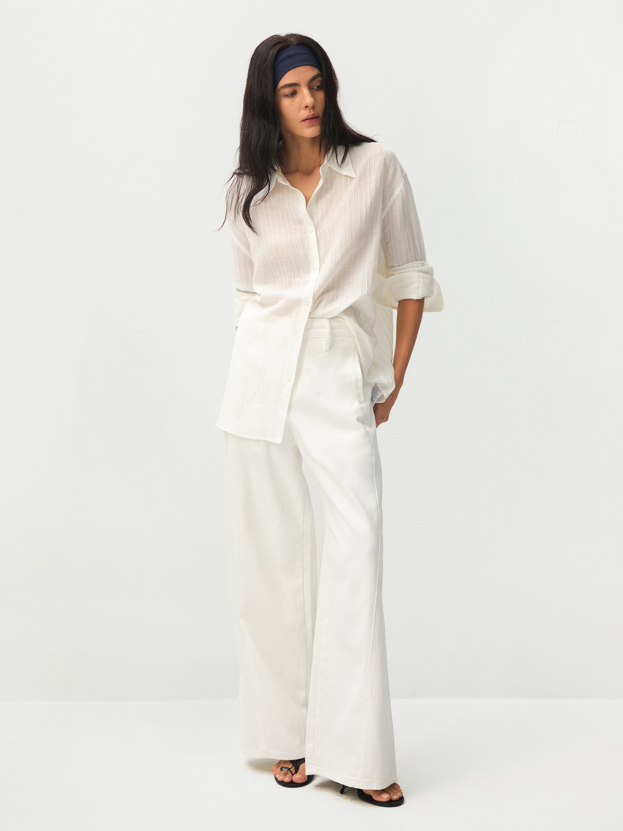 CUBIC Ramie Lightweight Long-Sleeved Shirt-8