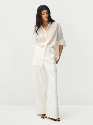 CUBIC Ramie Lightweight Long-Sleeved Shirt