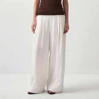 CUBIC Embroidery Casual Pants
