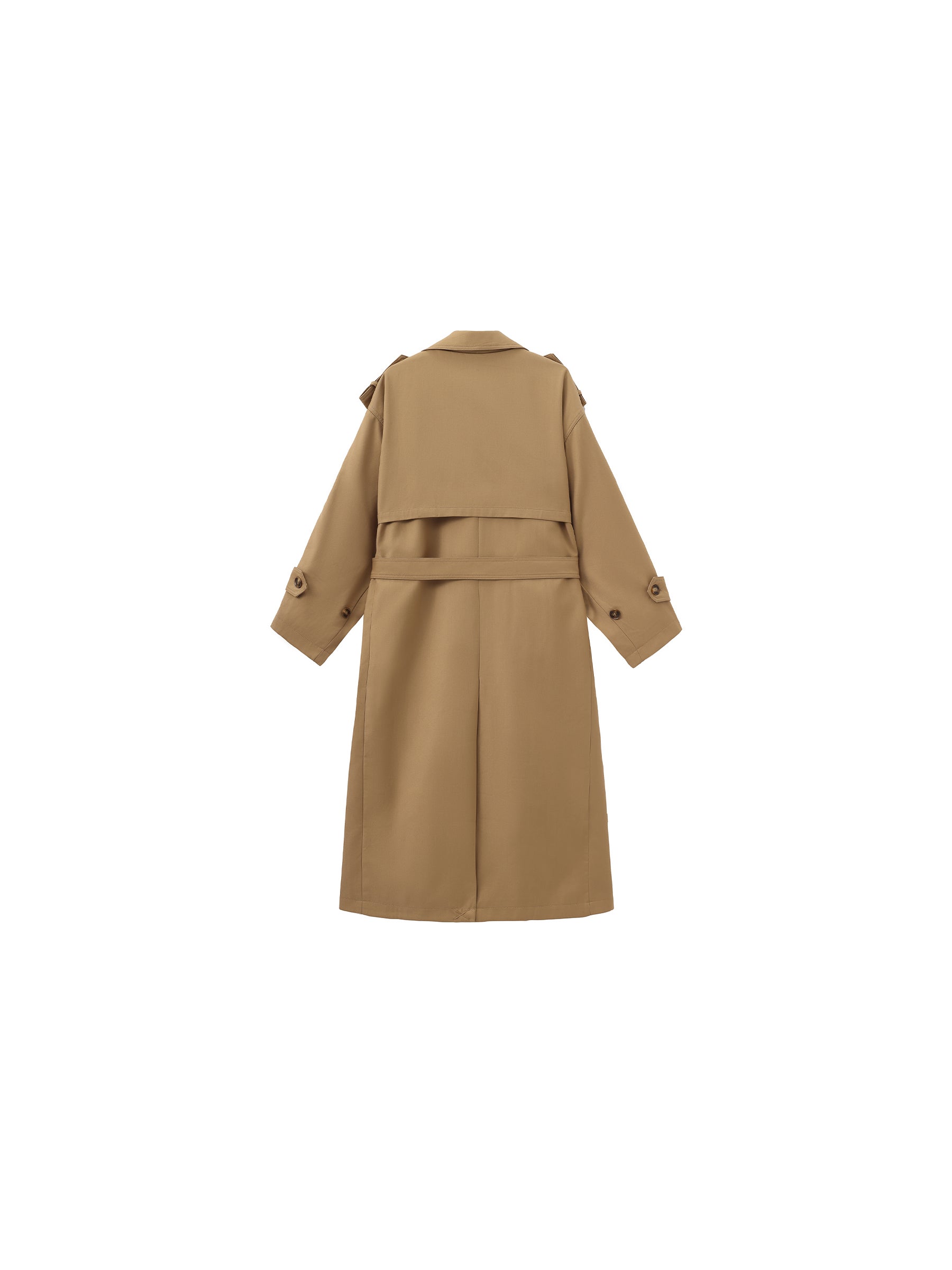 Classic British-Style Double-Breasted Trench Coat-8