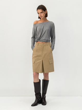 CUBIC Cargo Pleated Skirt