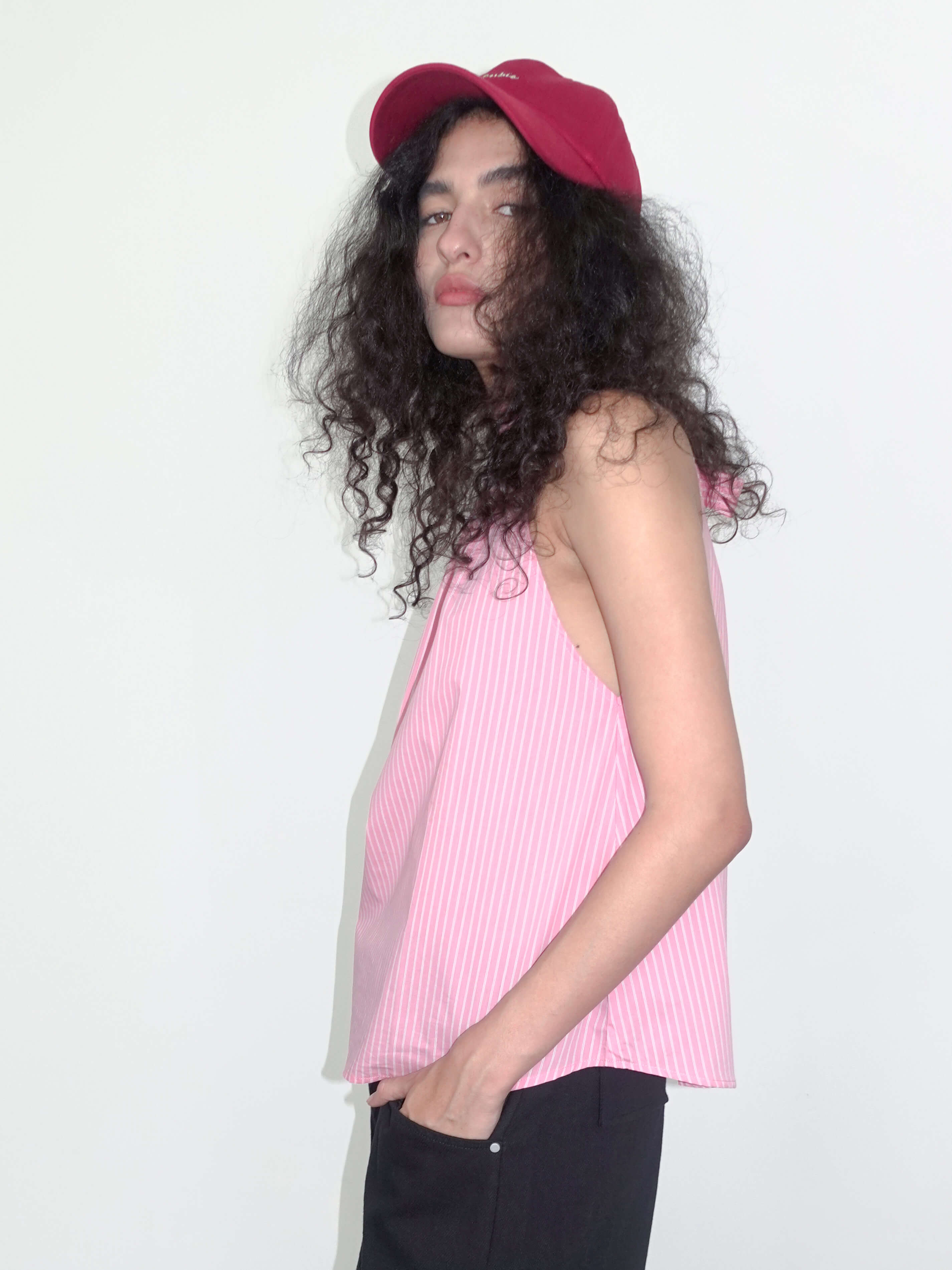 CUBIC Embroidered Solid Color Baseball Cap-3