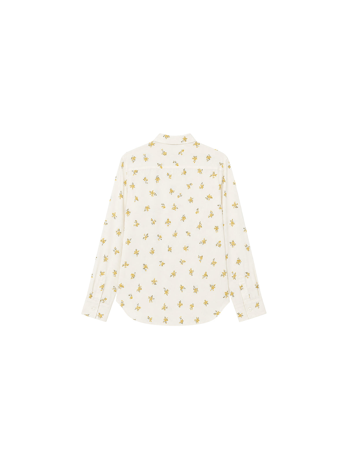CUBIC 100% Cotton Floral Print Button-Up Shirt-8