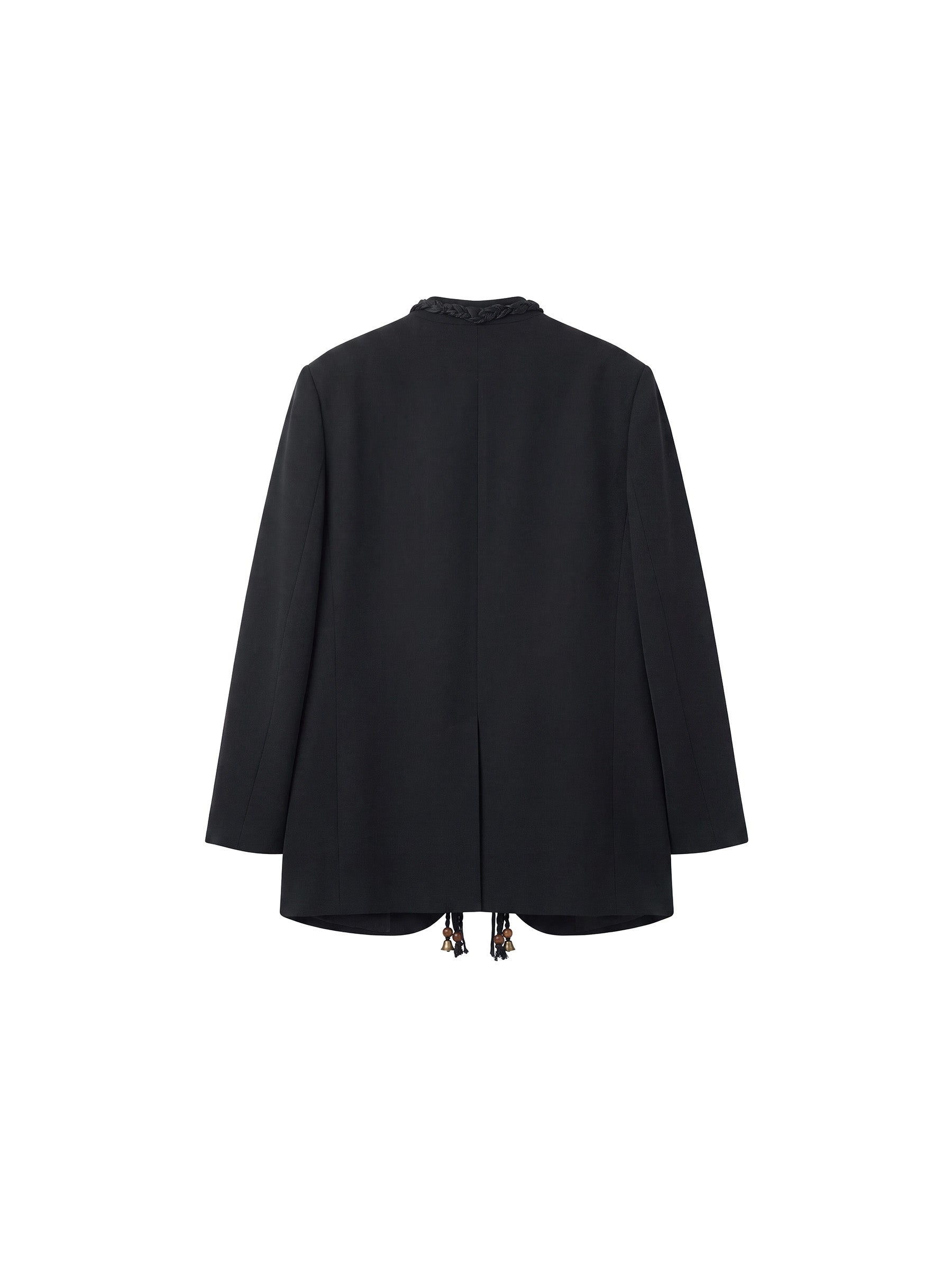 CUBIC Braided Tassel Oversized Blazer-8