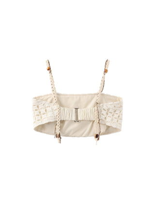 Cut-Out Cropped Bandeau Cami
