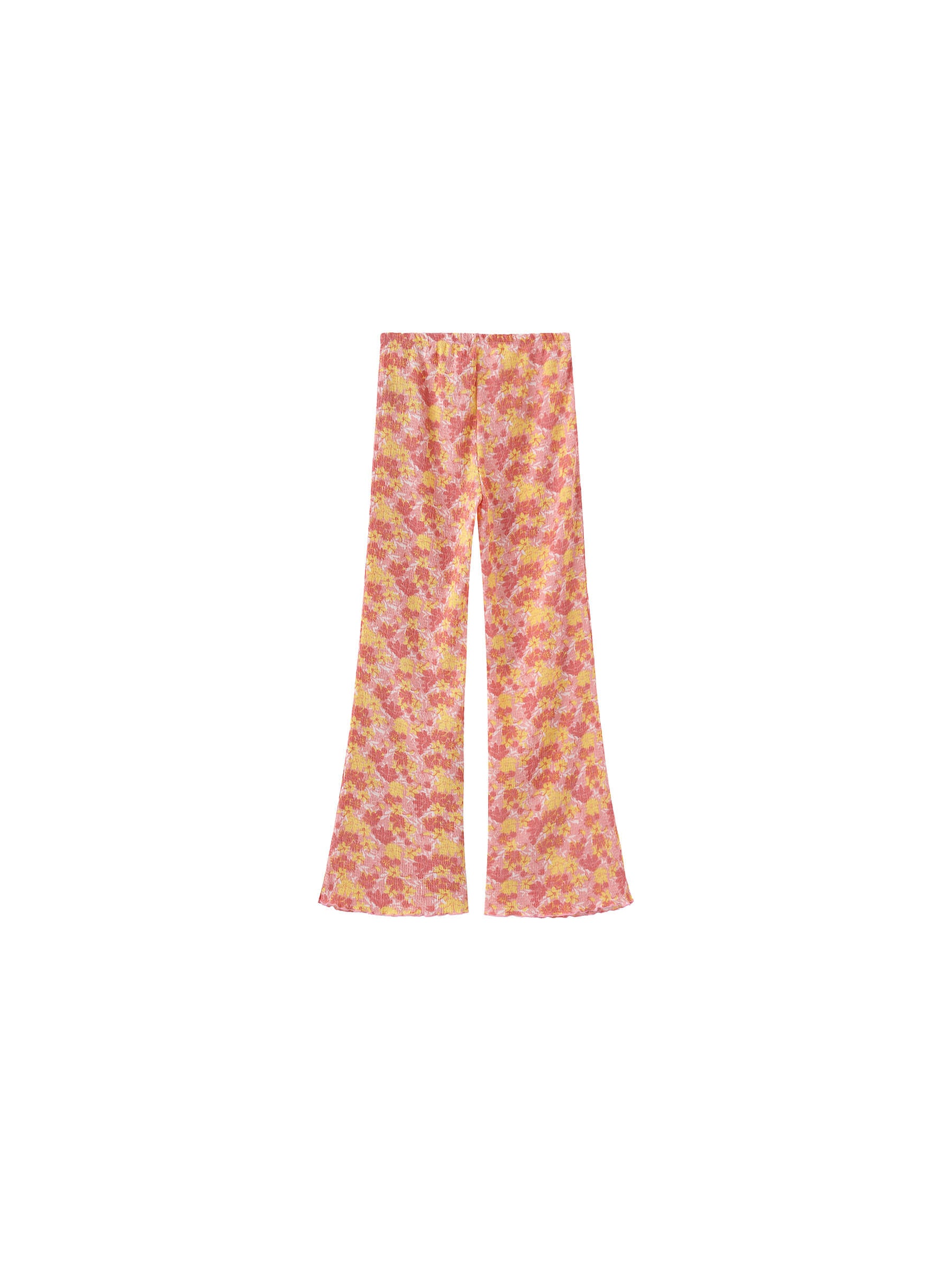 Women Wide Leg Floral Printed Pants-9