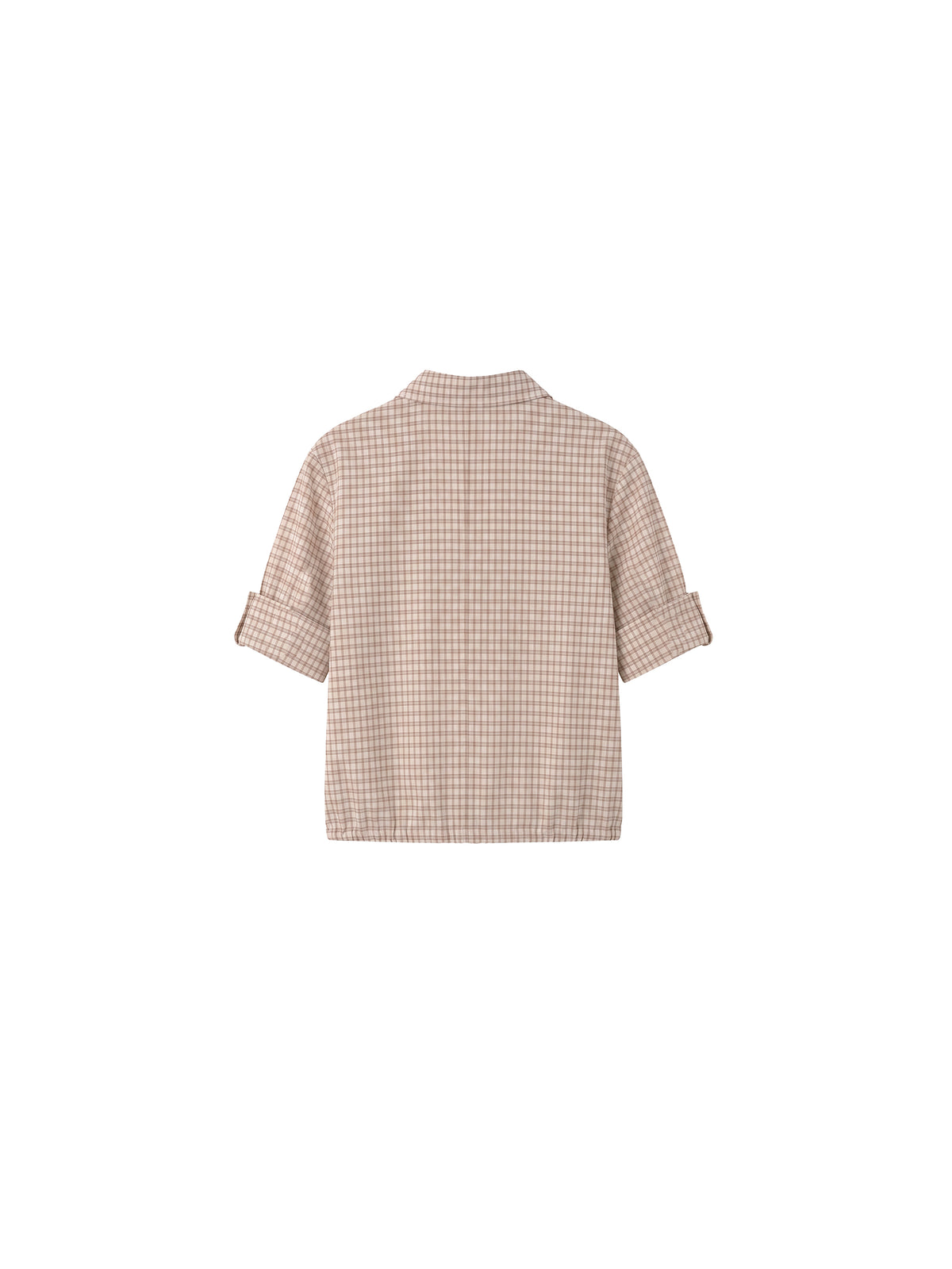 CUBIC 100% Cotton Checked Short Sleeve Shirt-7