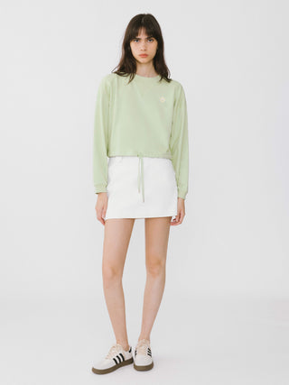 Short Basic Sweatshirt