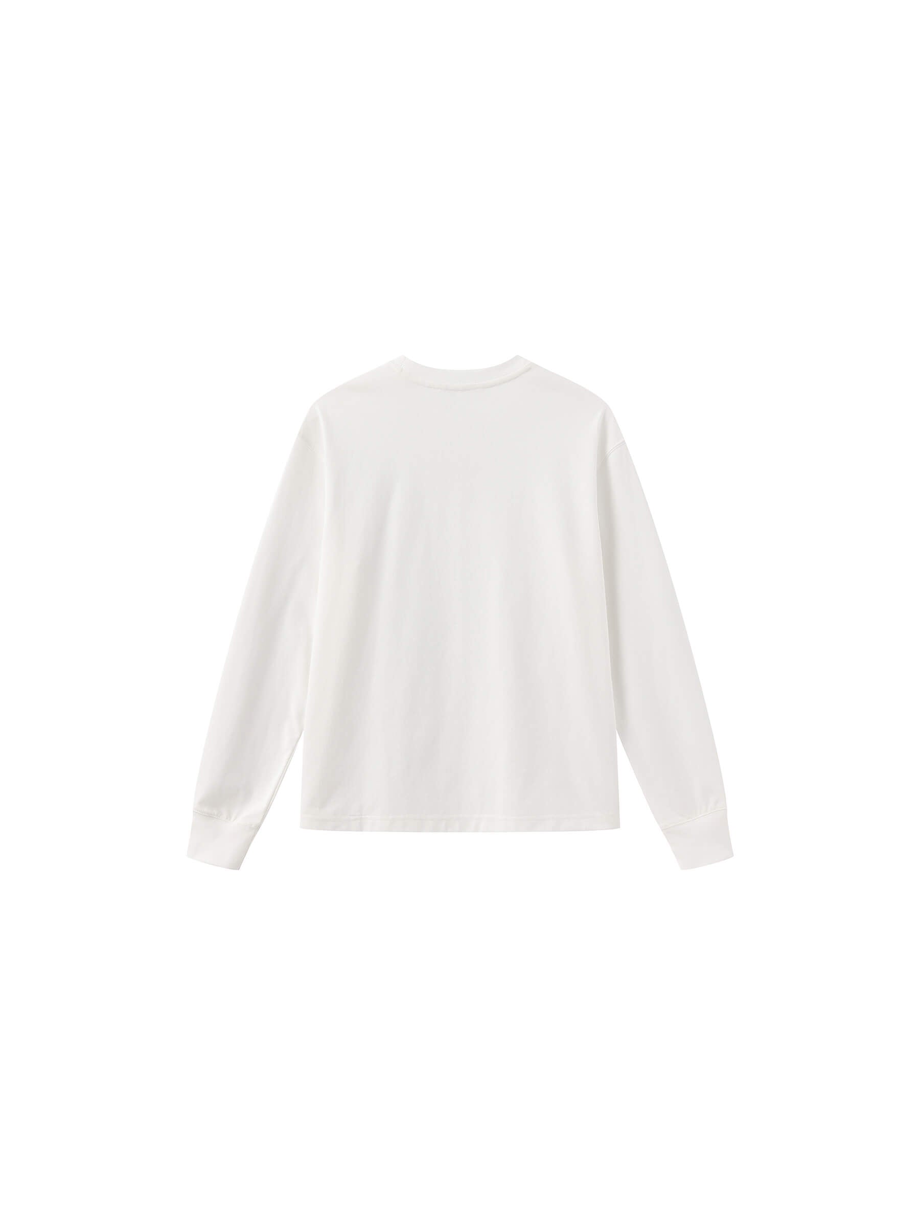 ONE BY CUBIC White Oversized Sweatshirt-9
