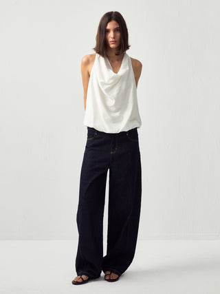 CUBIC Solid Halter Neck Camisole