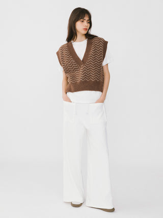 Double Drawstring Wide Leg Trousers