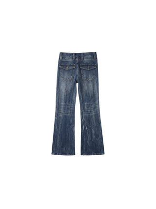 CUBIC  Low-Rise Flare Jeans