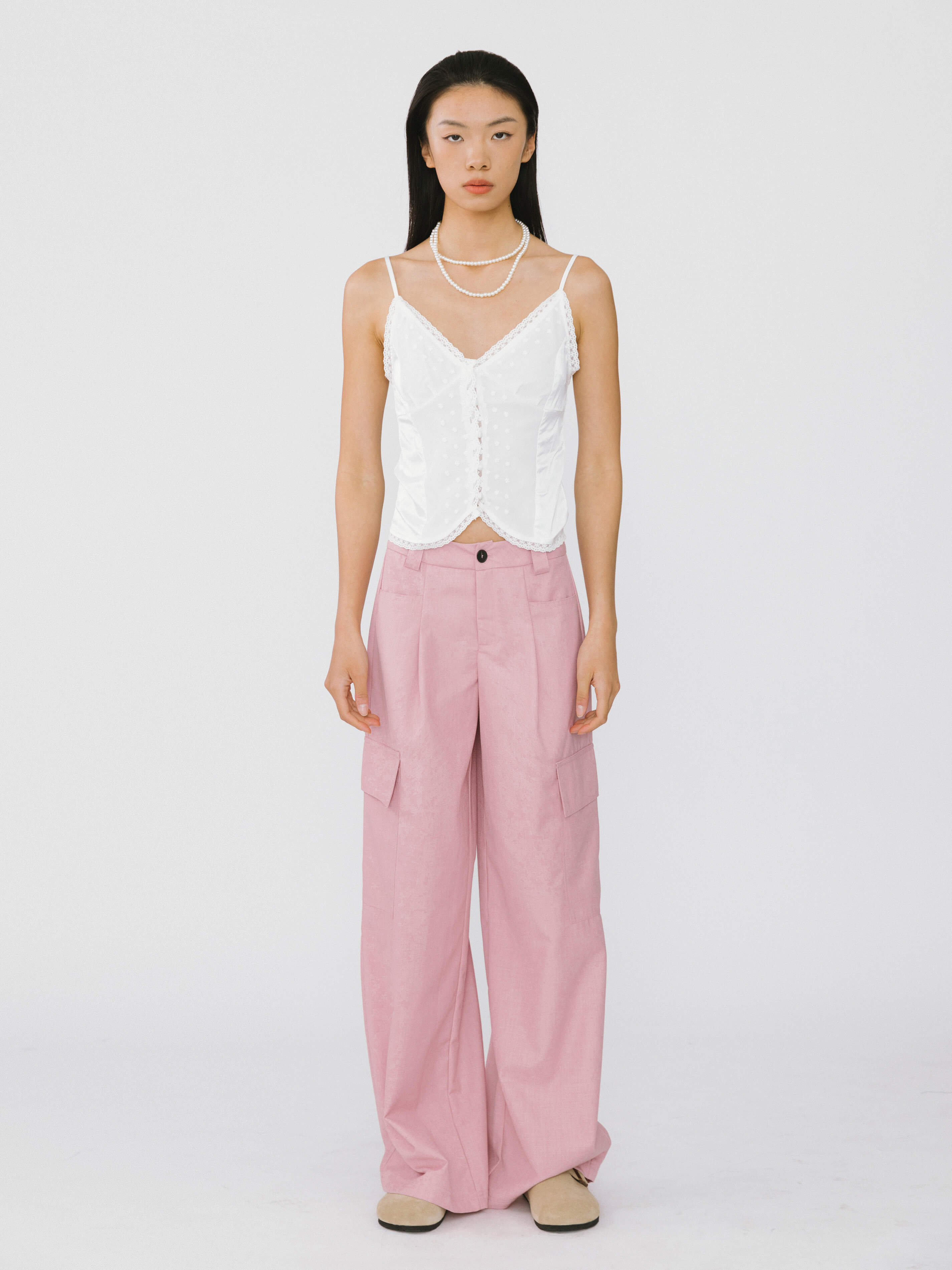 Straight Leg Cargo Trousers-9