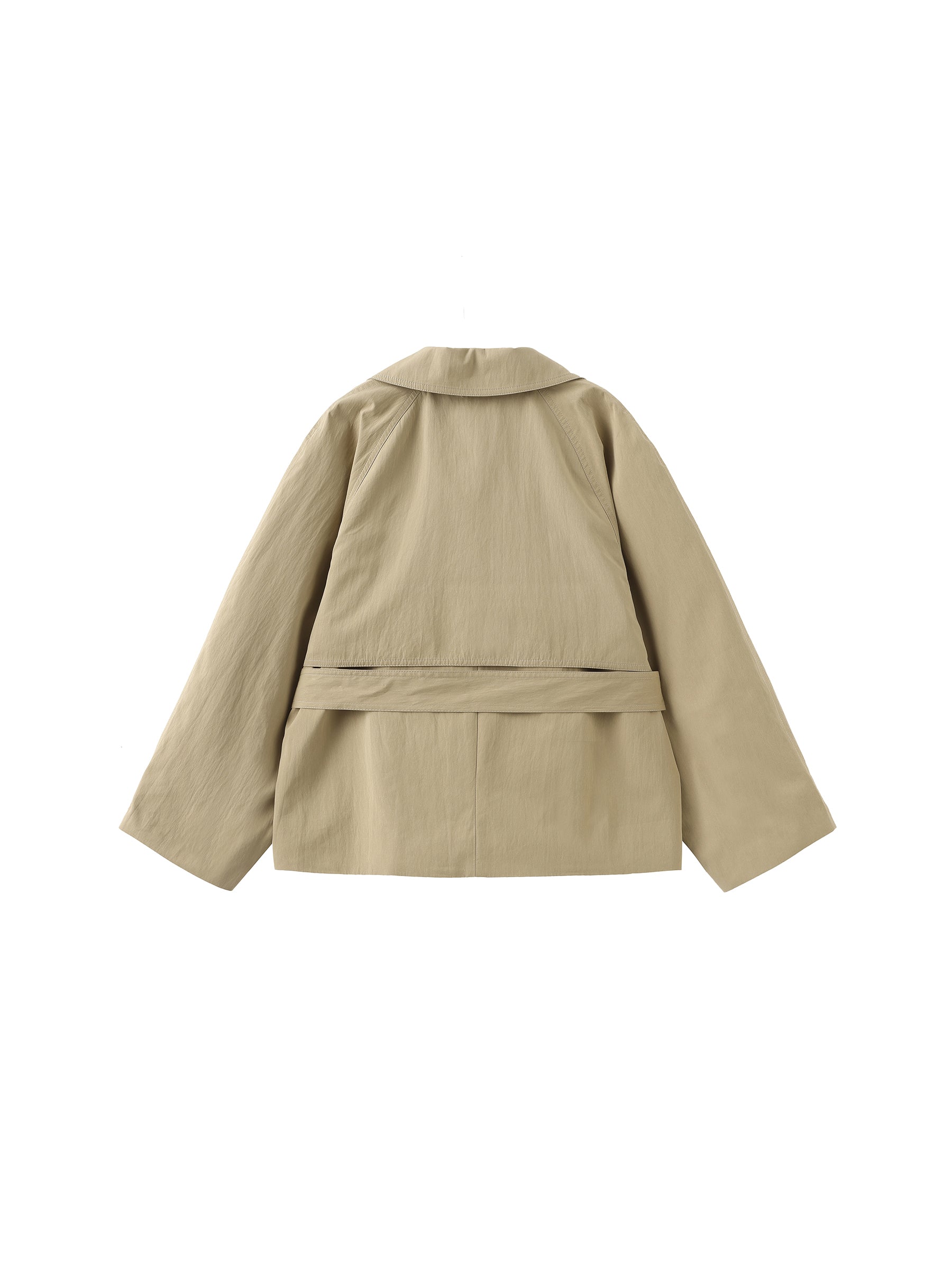 Short Hunting Trench Coat-8