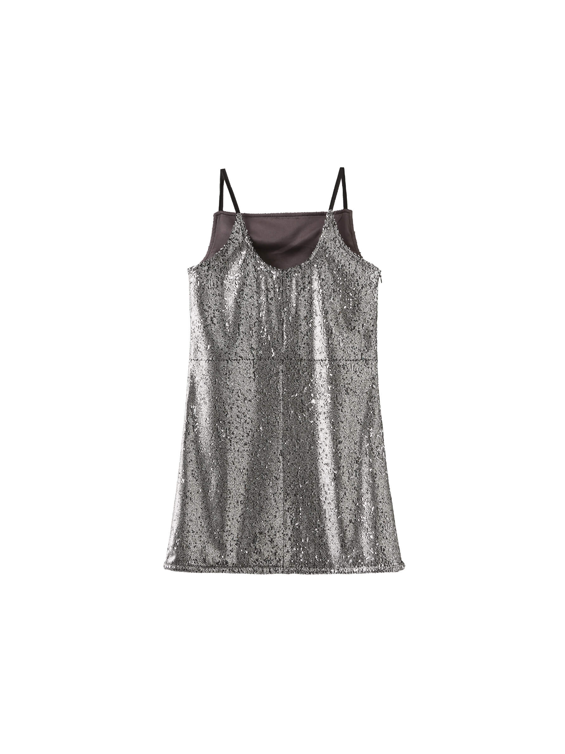Silver Space Sling Dress-9