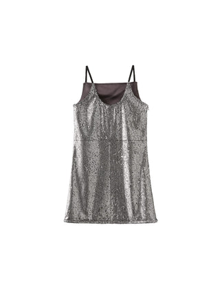 Silver Space Sling Dress