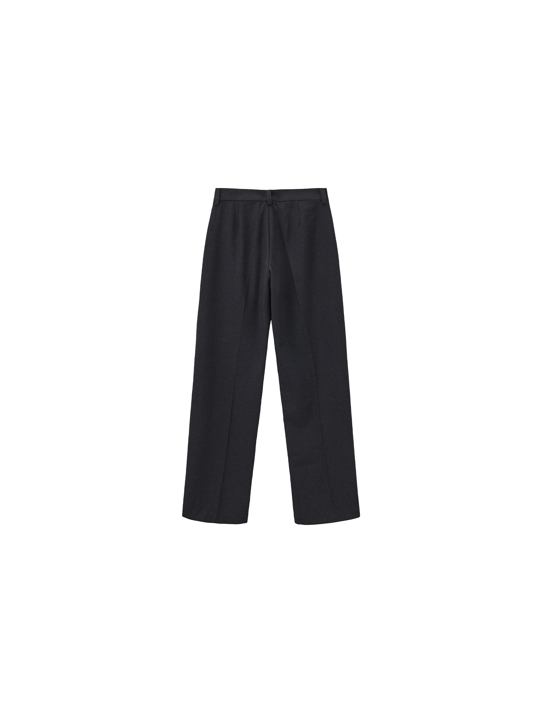 CUBIC Straight Leg Casual Suit Trousers-8