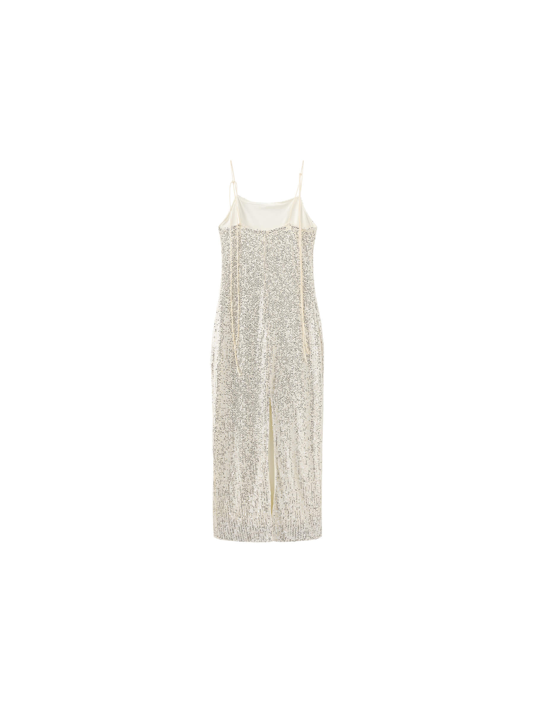 Slim Fit Sequin Sling Dress-10